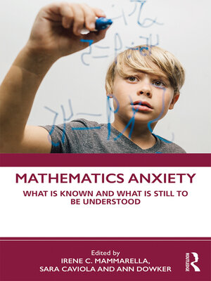 cover image of Mathematics Anxiety